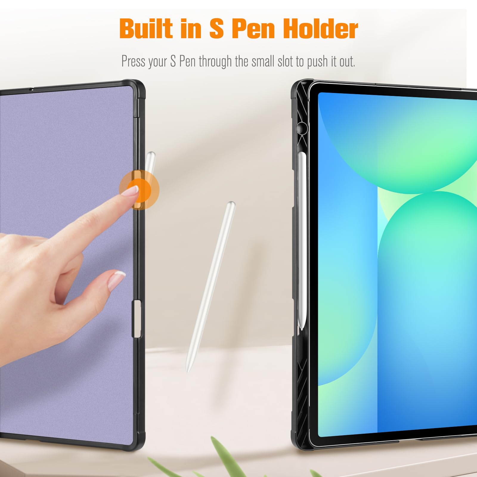 Samsung Galaxy Tab S10 FE S Pen付き ケース付き JETech Case for Samsung Galaxy Tab S10 Lite / S10 FE / S9 FE 10.9