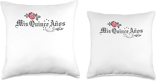 Miniatura 3 de 15 Birthday Quinceanera Gifts Sweet 15 Mexican Birthday Party Quinceanera Mis Quince Años - Almohada de 18 x 18 pulgadas, multicolor