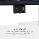 Dell 32 Plus 4K QD-OLED Monitor S3225QC - 31.6-inch (3840 x 2160) 120Hz 0.03ms Display, Integrated 5x5W Speakers, AI-Enhanced 3D Spatial Audio, Height/Tilt/Swivel/Slant Adjustment - Ash White