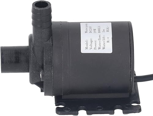 Miniatura 9 de Fafeicy Bomba sumergible, bomba de fuente de 200 GPH para acuario con elevación de 16.4 ft DC24V para fuente, estanque, acuario hidropónico