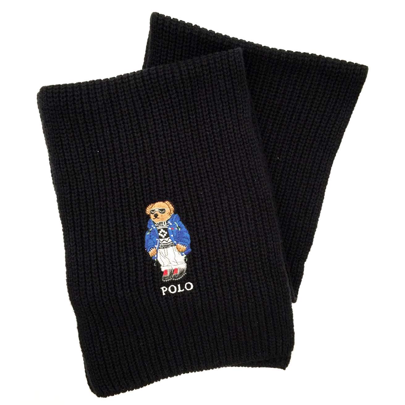 Polo Ralph Lauren Mens Polo Bear Scarf Black Sky Os Desertcart INDIA