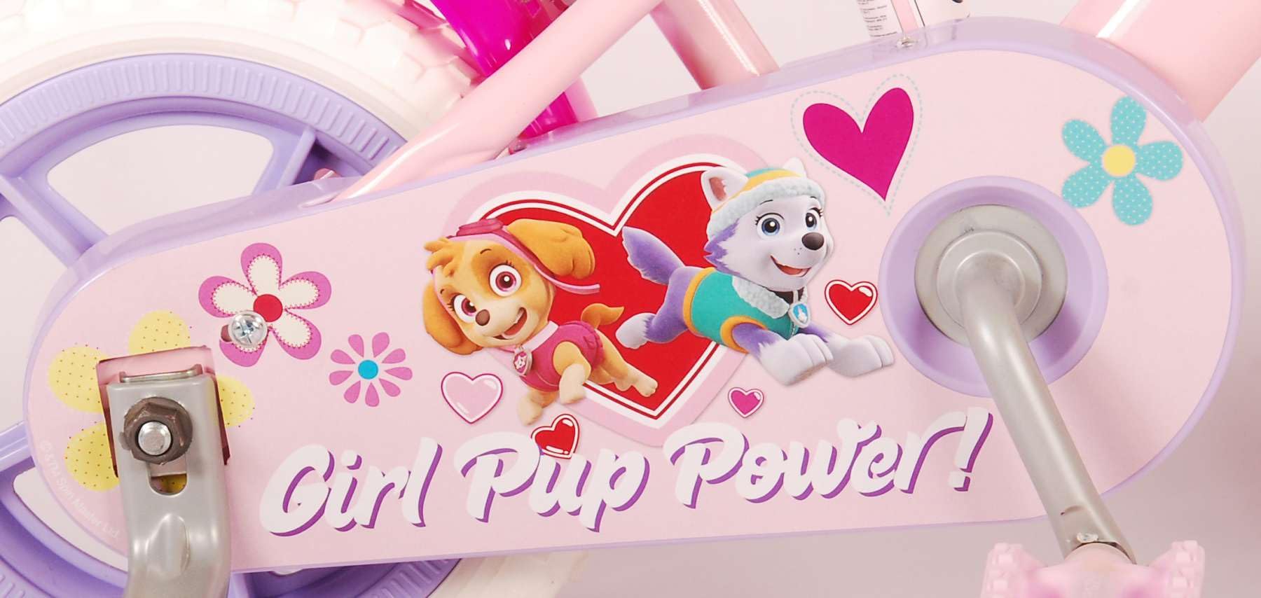 パウパトロール ガール☆ピンク 白タイヤ