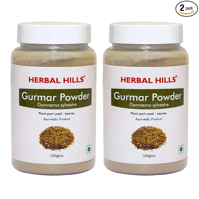 Herbal Hills Gurmar Powder For Diabetes - Pack of 2