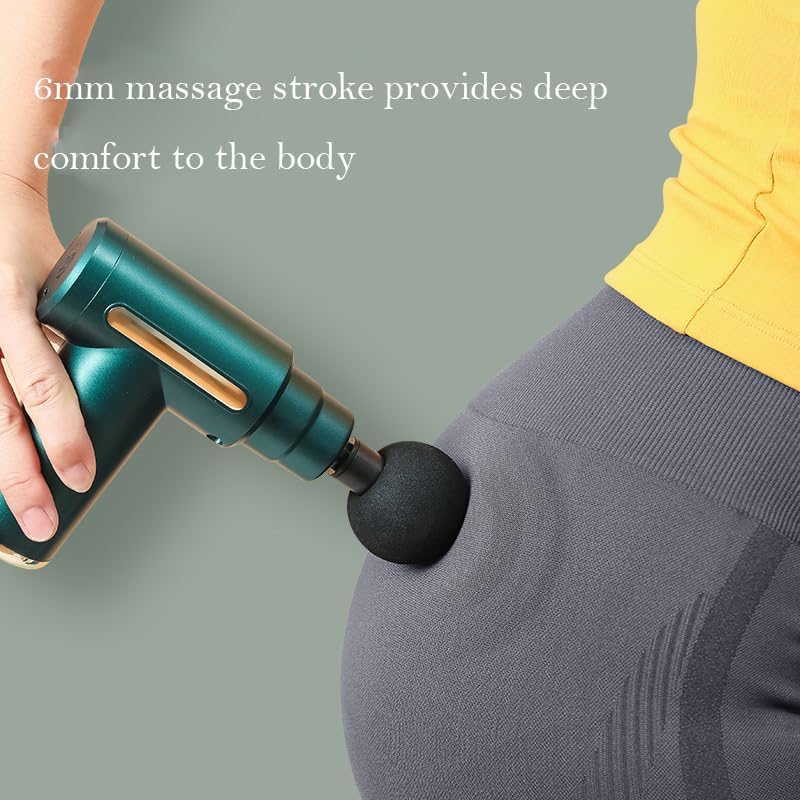 Miniatura 3 de HEYAXA Pistola de masaje de tejido profundo, masajeador muscular eléctrico de mano, dispositivo de masaje de percusión de alta intensidad para