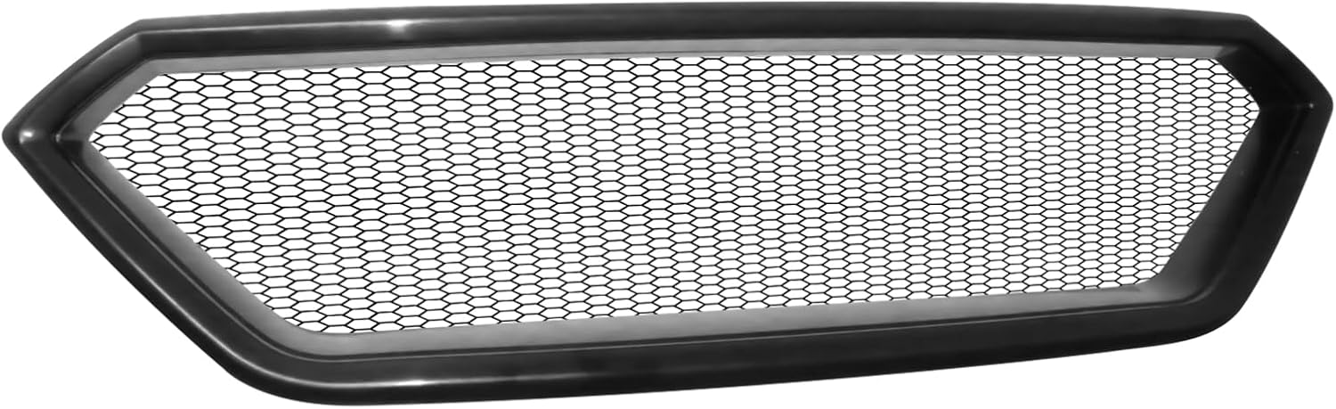 IKON MOTORSPORTS Front Upper Grille, Compatible with 2022-2026 Subaru WRX, Honeycomb Mesh Style Unpainted Black ABS Plastic Replacement Front Bumper Hood Grill