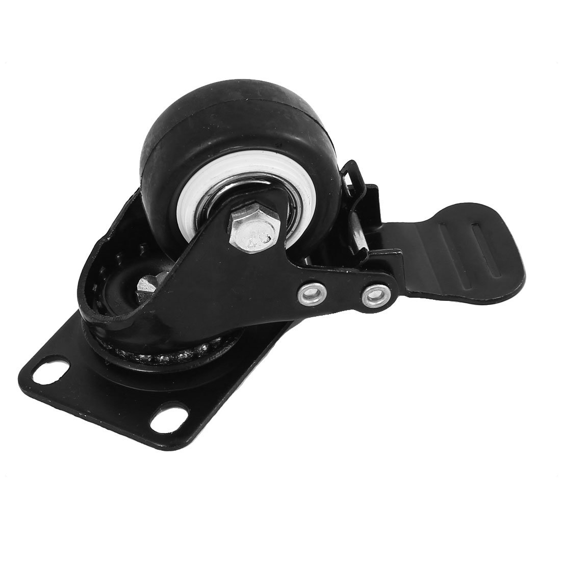 Aexit Ruota pivottante del piatto superiore del disco di rettangolo di rotazione del rullo di gomma del diametro di 1,5 '' 4pcs ID: 733468