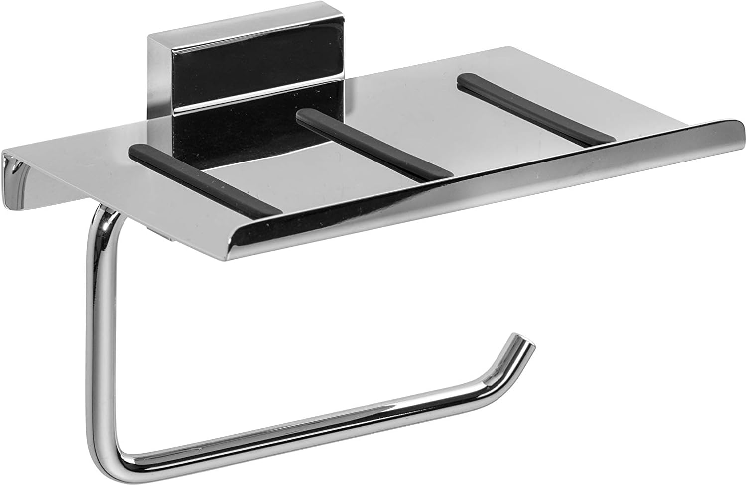 Croydex QM444541 Toilet Roll Holder, One Size, Chrome