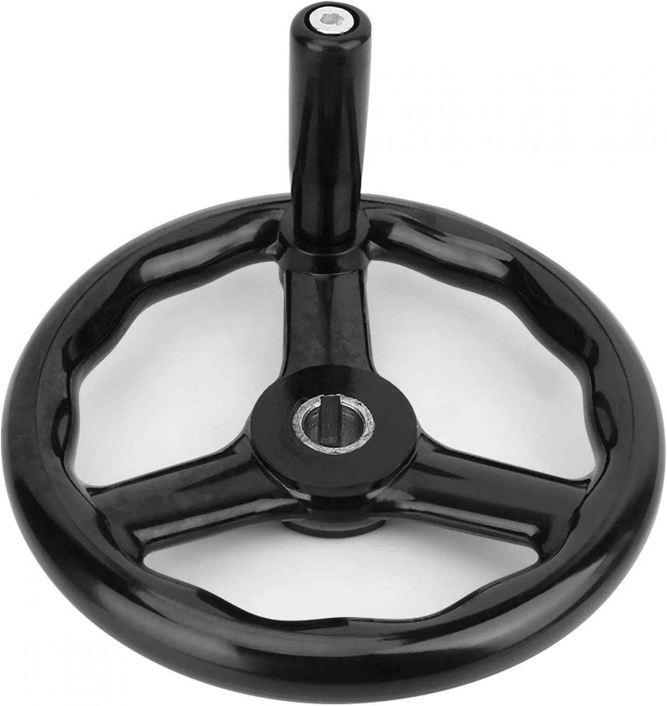 Menfez Hand Wheel 3 Spoked Handwheel Black Lathe Hand wheel milling ...