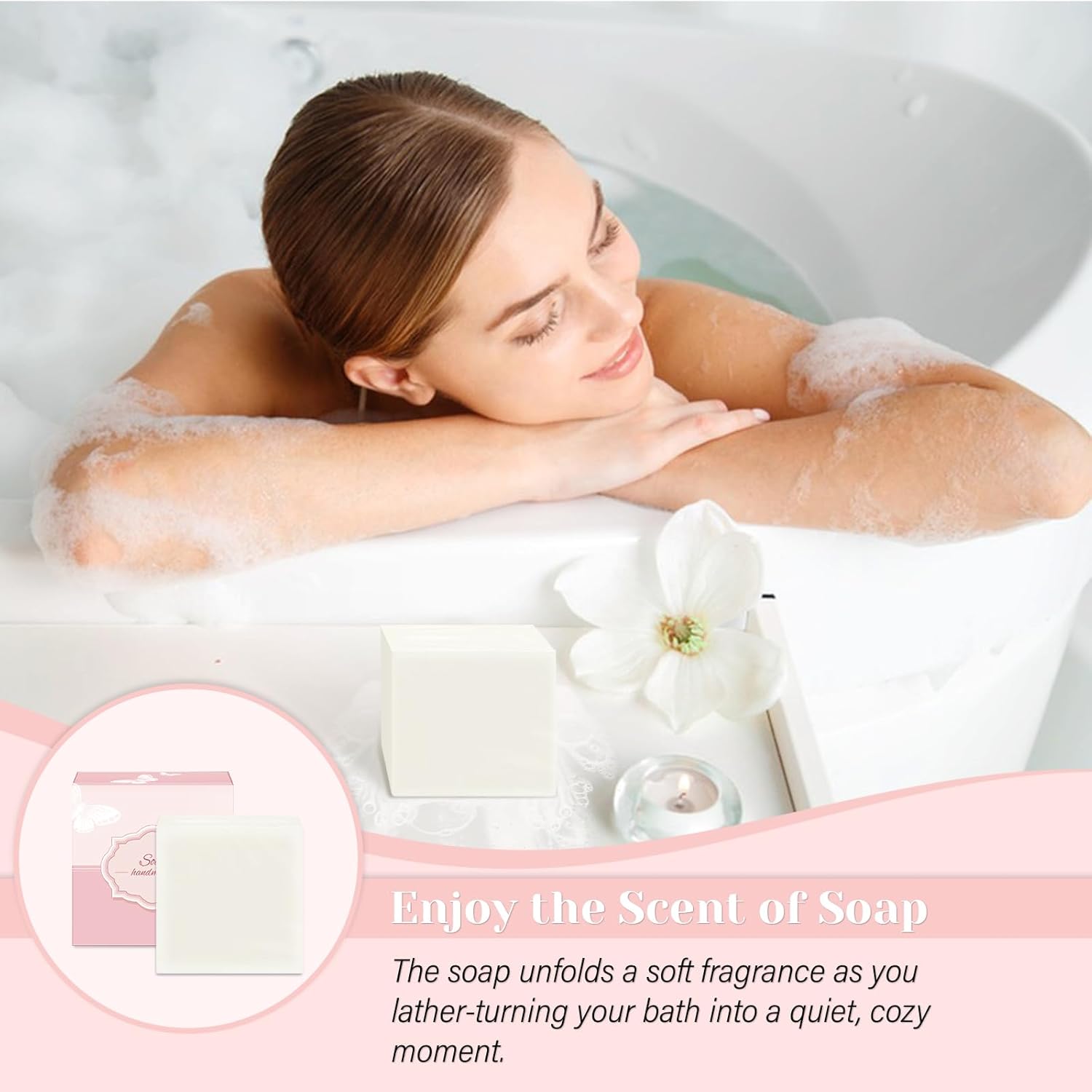 Appreciation Gifts for Coworkers, Farewell Gifts for Coworkers with 16 Oz Glass Cup, Scented Candle, Knitted Tulip Decor, Thank You Gift for Christmas, Thanksgiving, Birthday Gift for Women, Employee - Image 2