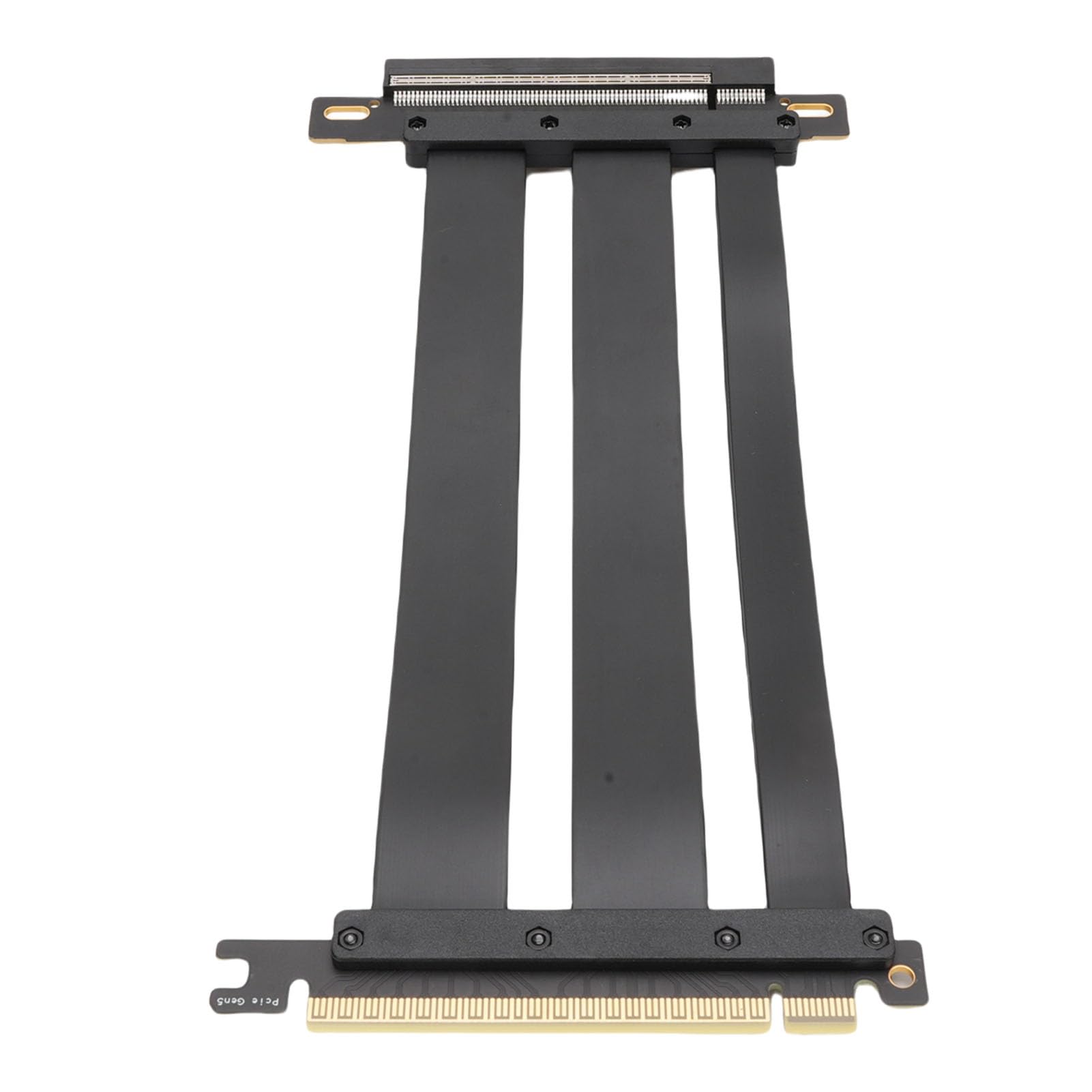 Tangxi PCIE 5.0 X16 Kabel Rozszerzony, Elastyczne Składane 128 Gb/S Eksterderka GPU Podwójne Uziemienie Kompatybilne z PCIE 4.0 3.0 Chłodzenie Wodne ITX, dla RTX4090 RTX5090 RX8900 (40cm)