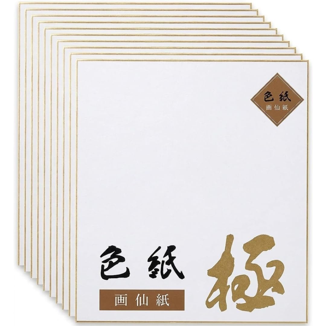 Amazon | 【色紙 極】10枚セット 無地色紙 厚紙タイプ 寄せ書き