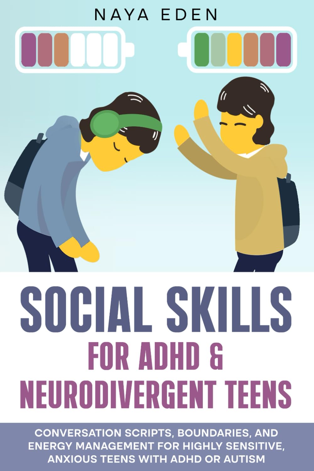 SOCIAL SKILLS FOR ADHD & NEURODIVERGENT TEENS: Conversation Scripts, Boundaries, and Energy Management for Highly Sensitive, Anxious Teens with ADHD or Autism
