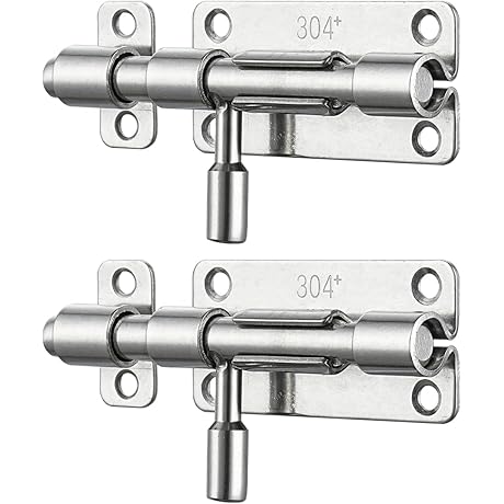 JQK 4 Inch Slide Bolt Door Lock: Your Home Security Haven