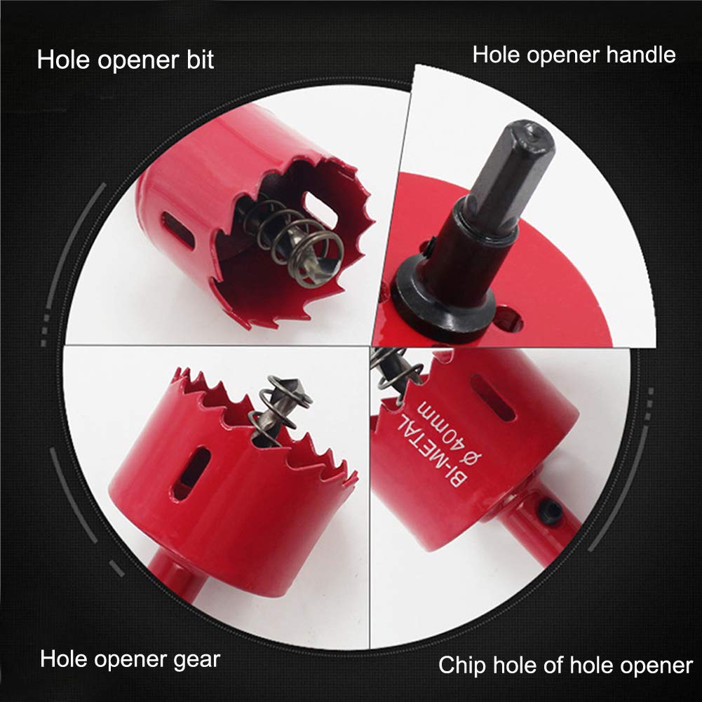 Sega A Campana 35mm M42 HSS - Bi-Metallo, Per Legno, Metallo, Plastica, Con Adattatore Esagonale