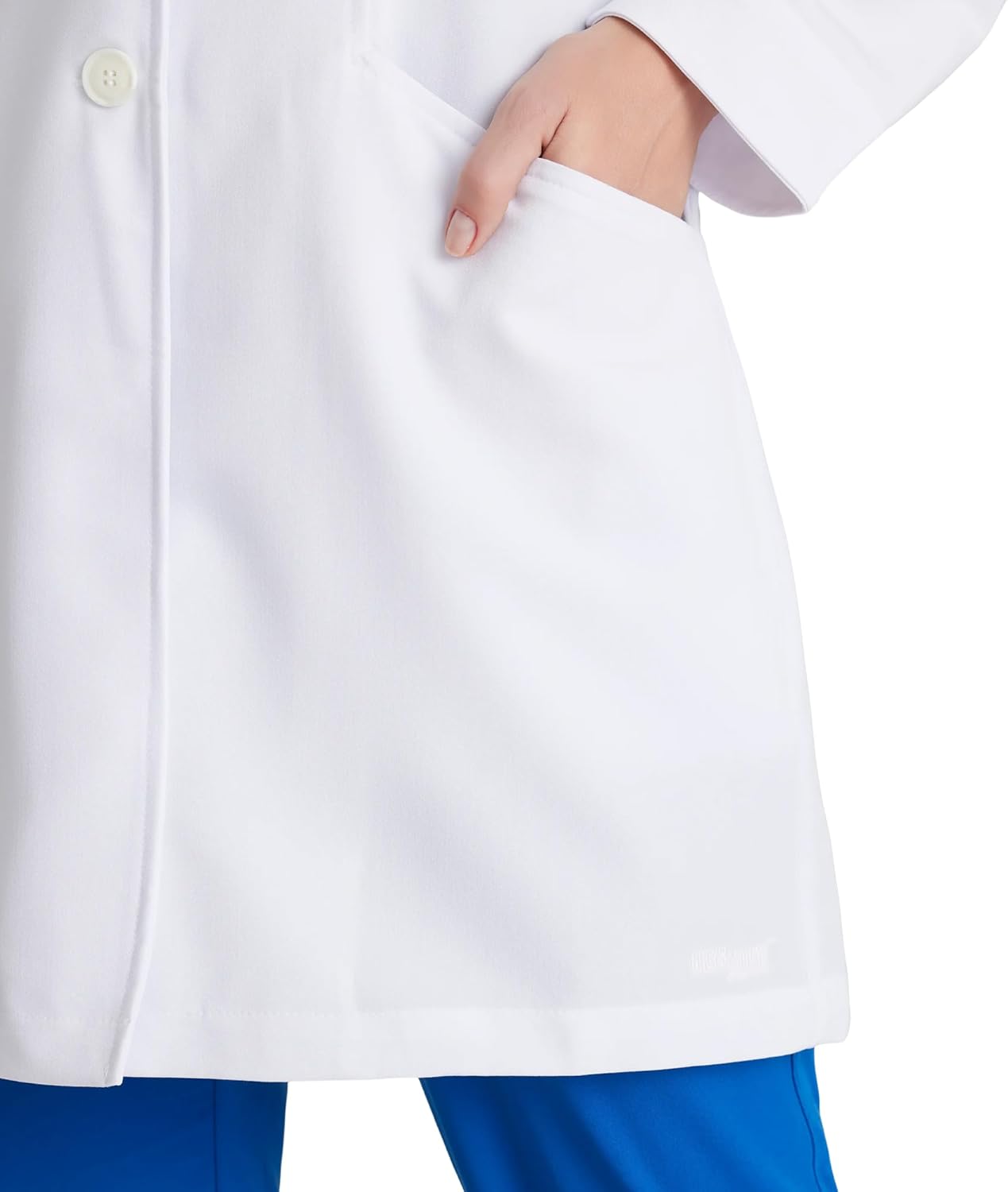 BARCO Grey's Anatomy Scrubs Signature - Eve Lab Coat for Women, Professional Full-Length Long Sleeve 34" Lab Coat - Image 5