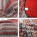 Alicemall Juego de Colcha Reversible 3 Piezas Colcha Bouti 230x250cm con 2...