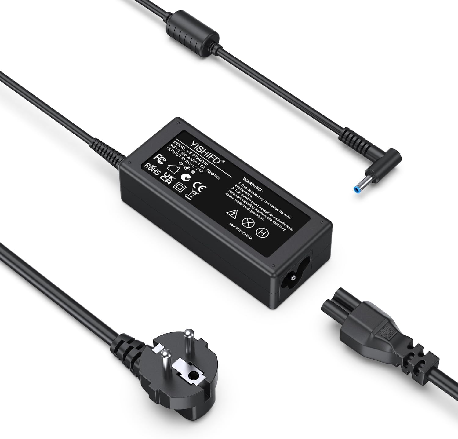 45 W HP Laptop kabel do ładowania ładowarka 19,5 V 2,31 A zasilacz