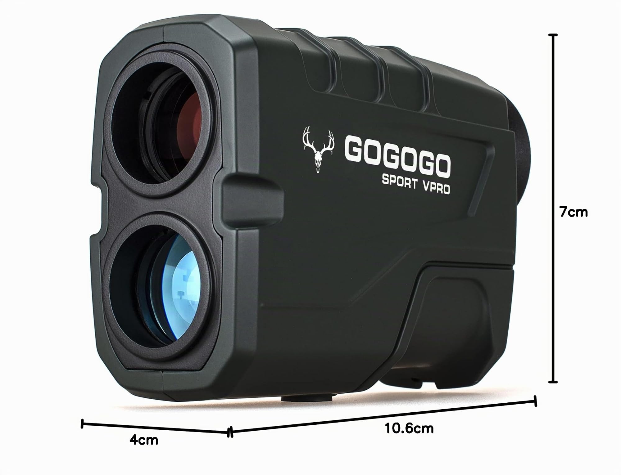 Gogogo Sport Vpro Télémètre Rechargeable de Chasse 1100 Mètres avec Trou de Vis du Trépied, Câble USB