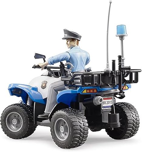 Miniatura 3 de Bruder Quad con policía y accesorios de piel clara (el género puede variar)