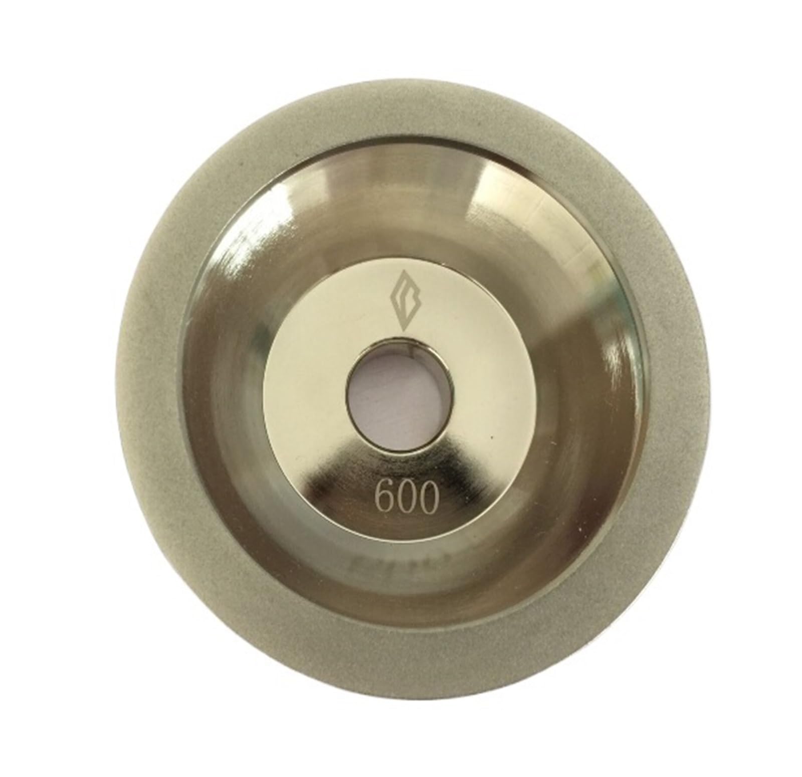 Meule diamantée 100 x 10 x 5 x 20 (3/4) x 35 mm, grain 100/150/320/600, for carbure métallique 11C9(600)