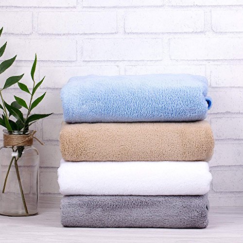 Image of JML Luxury Hotel & SPA Bath Towels with Hanging Loop, Navy, 30 inchx60 inch, 2 Pack | 350GSM, Microfiber, Super Soft, Absorbent, Fast Dry, Lightweight, Lint Free, Fade Resistant