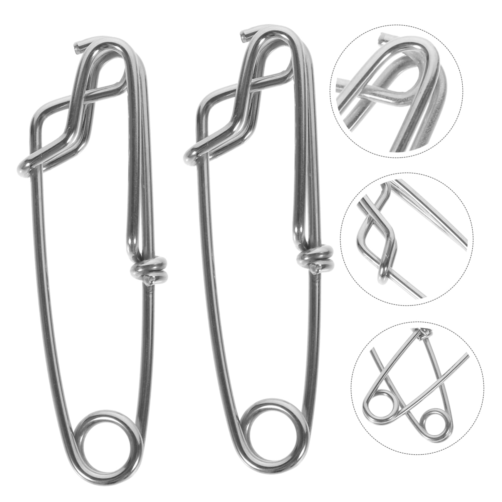 Abaodam Broche Poisson Acier Inoxydable