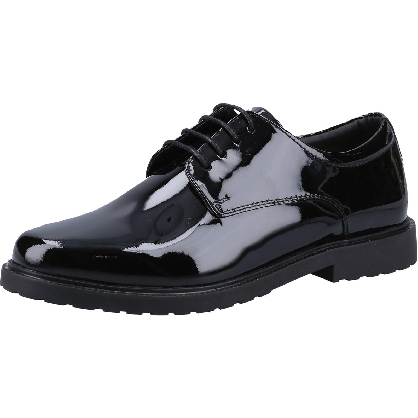 Hush Puppies Verity Shoe Girls Shoes Black Patent