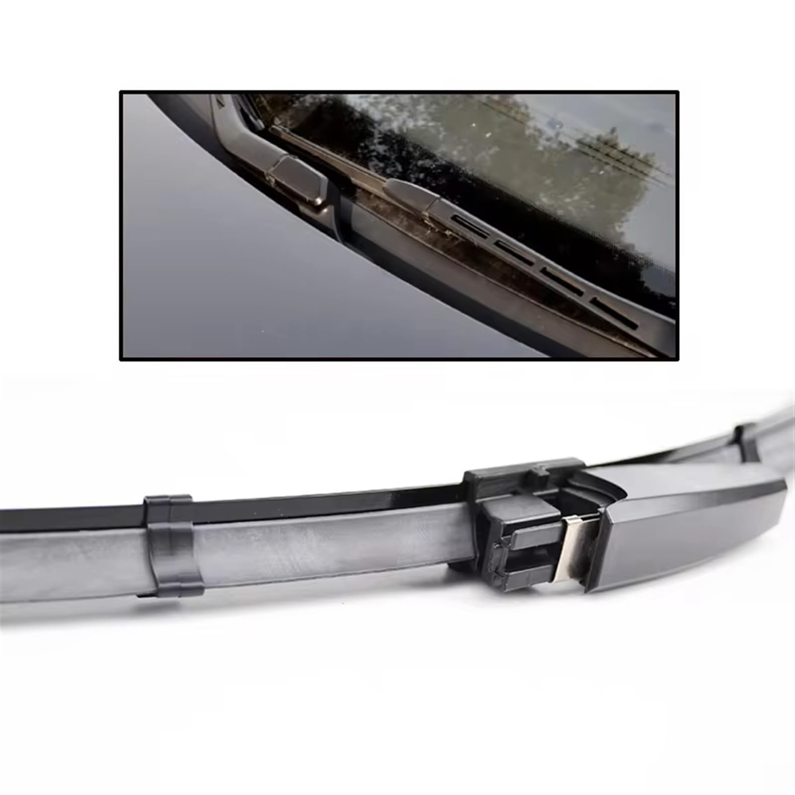 Compatible Con Para A4 B7 S4 RS4 2004 2005 2006 2007 2008 Limpiaparabrisas Delantero 22" 22" Tira De Goma Para Coche Limpiador De Vidrios Para Coche Escobillas Coche