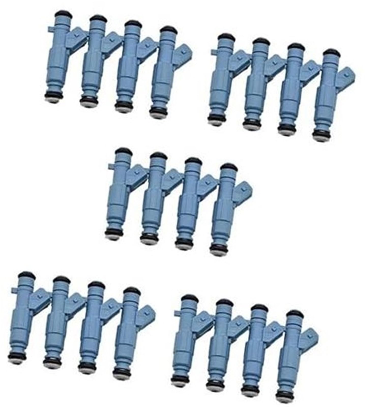 5X buse d'injecteur d'essence de Carburant d'injecteur de Voiture, for Citroën, for C4 2004-2010 0280156139 injecteur de Carburant