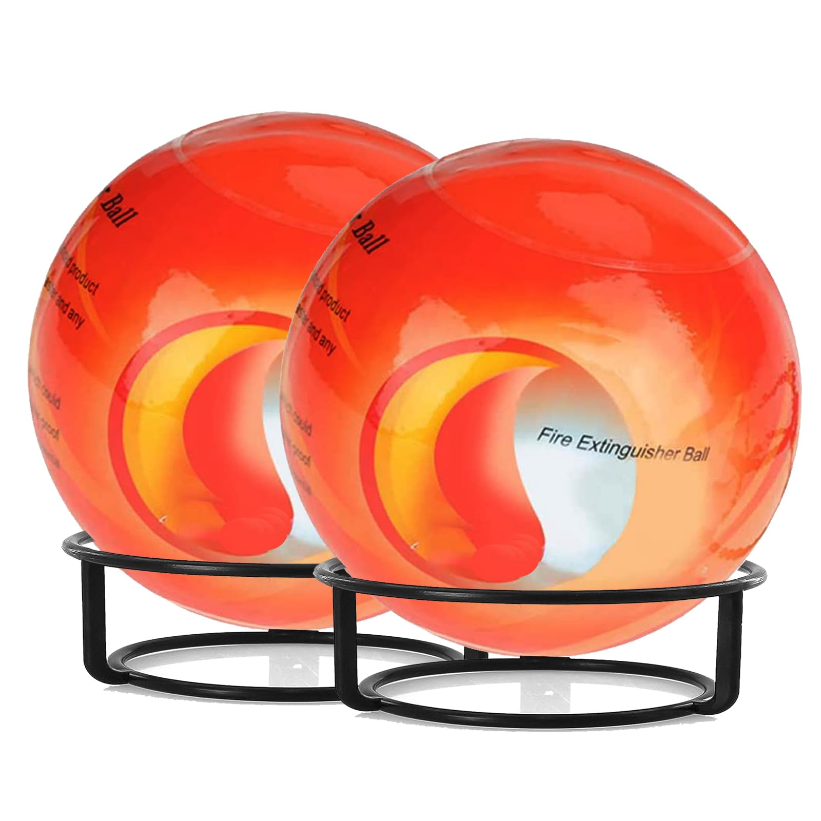 Buy 2Pack Automatic Portable Fire Ball Extinguisher with Bracket and ...