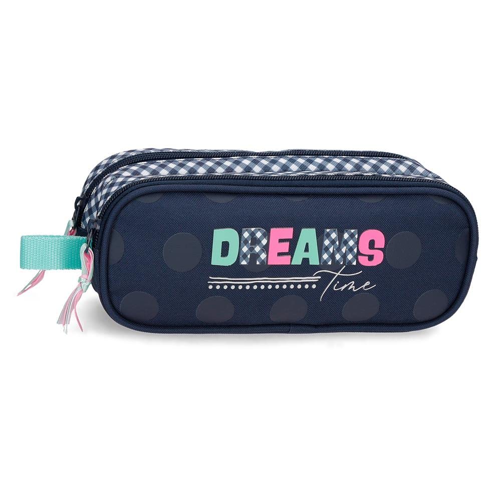 Movom Dreams Time Double Case Blue 23x9x7 cm Polyester, Blue, Double Case