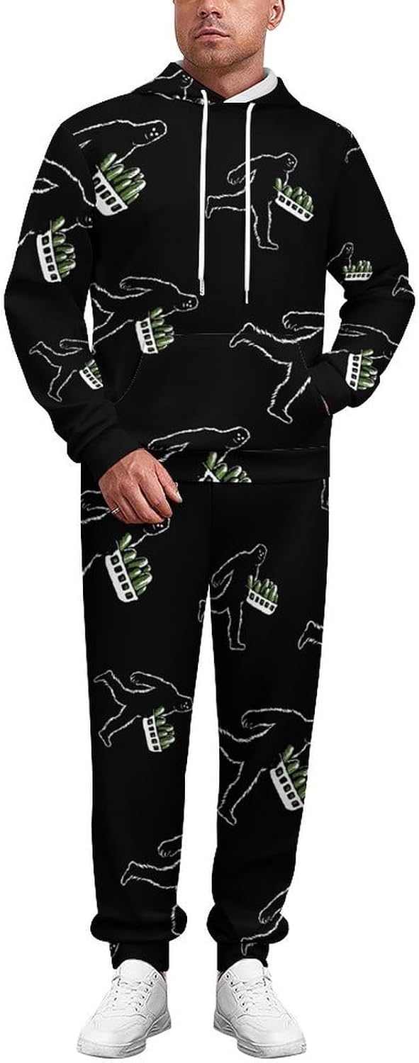 Pickle Bigfoot Pickles 2 Piece Tracksuits Sports Jogging Sweatsuits Set for Men Women