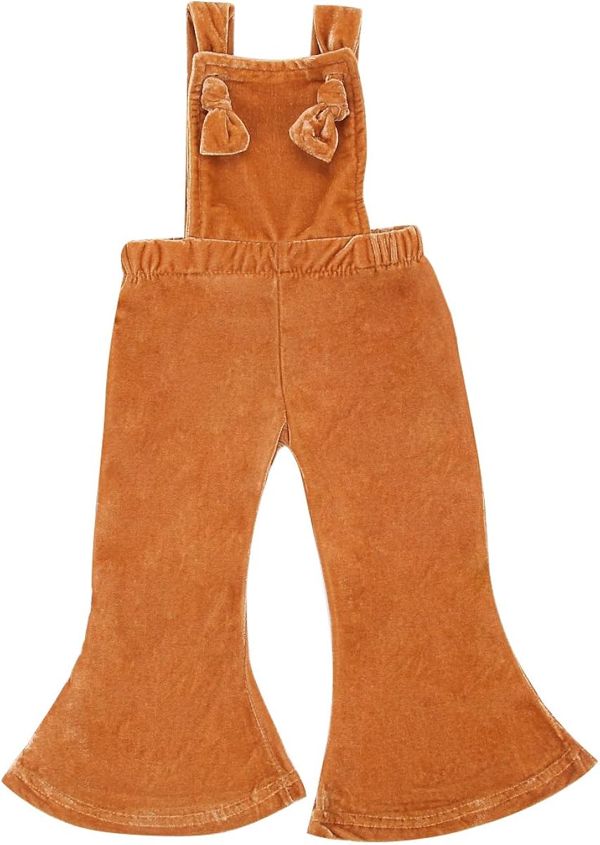 baby velvet bell bottoms