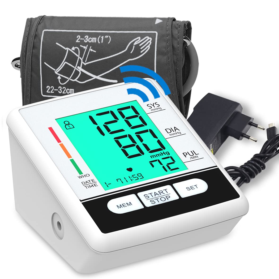 PAXMAX YP-620 fully automatic Digital Blood Pressure Monitor Intellisense technology for accurate measurement with Smart 3 Colored Backlight Display, Adapter, Dual User (2 X 90 M) & Voice Feature b.p. machine apparatus (B09HMYBZGM) Amazon Price History, Amazon Price Tracker