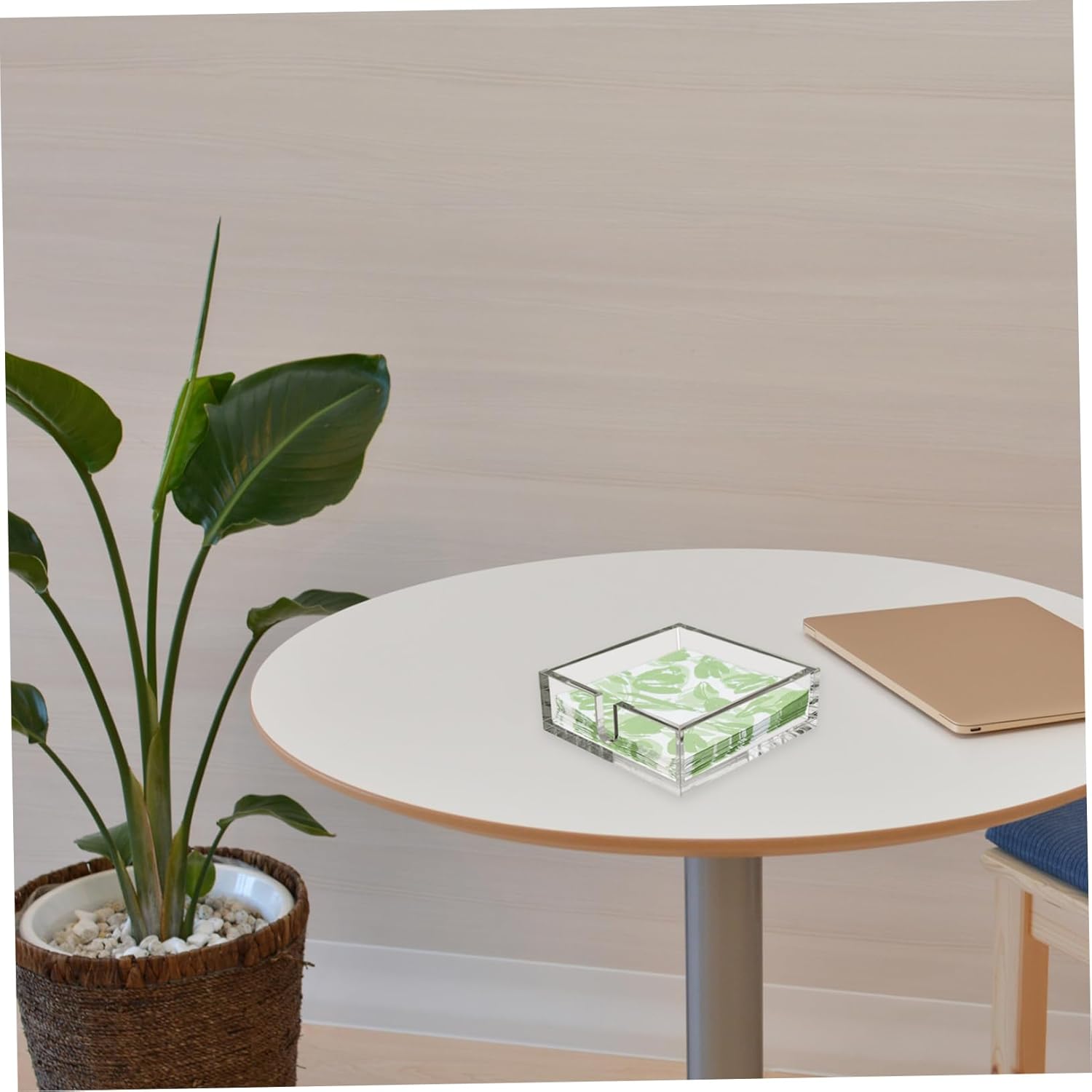 PRETYZOOM 1pc Acrylic Cocktail Napkin Holder for Parties Compact Design Napkin Organizer for Home Bars Cafes and Events Smooth Tissue Dispensing Decorative Tabletop Accessory