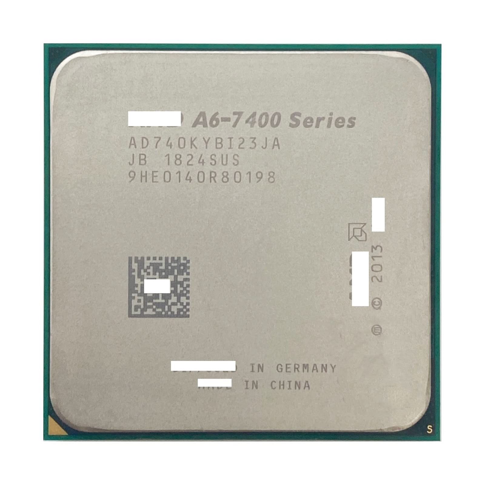 CPU A6-Series A6 7400K A6 7400 K 3.5G Procesador de CPU de Doble núcleo 65W AD740KYBI23JA / AD740BYBI23JA Socket FM2 + Ejecutar rápidamente para ayudarlo a Ejecutar su c