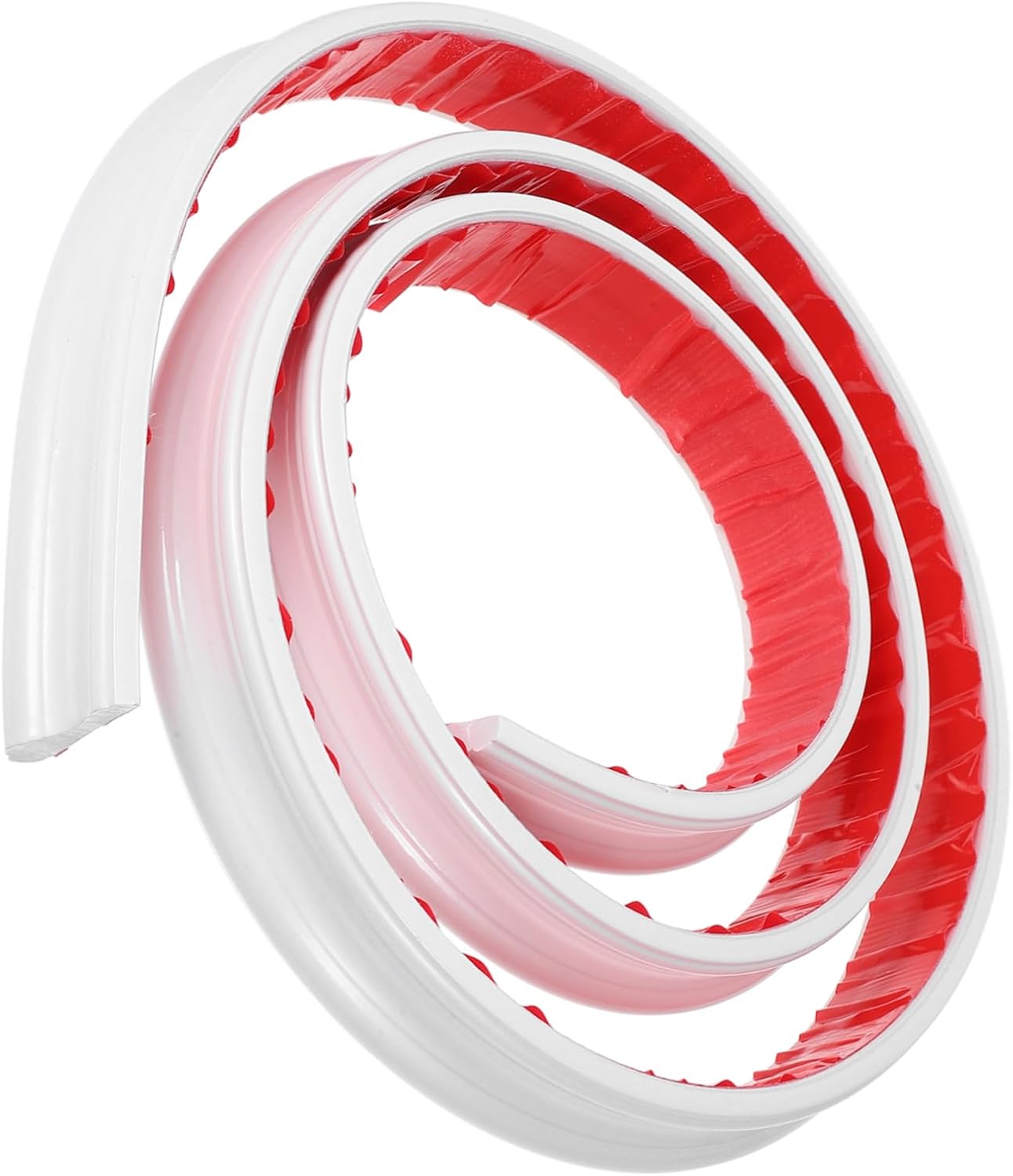 2m Peel and Stick Wall Trim Molding Self-Adhesive Flexible Chair Rail Protector for Home Decor Scratch-Resistant Easy Installation