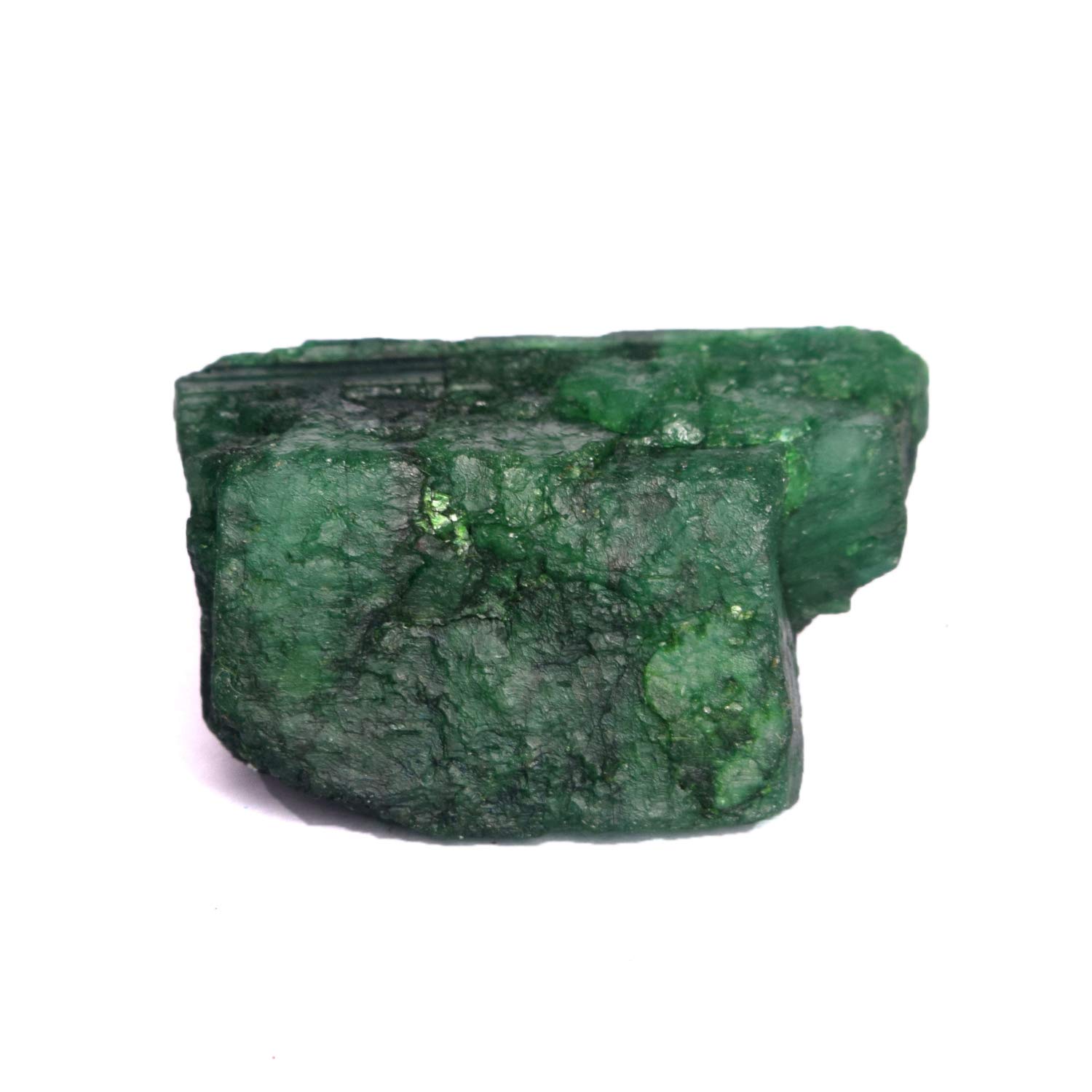 GEMHUB Natural Raw Emerald Green Gemstones for Jewelry Making 10-1000 Carat Crystals and Healing Stones | Rough Emerald Gem Stones