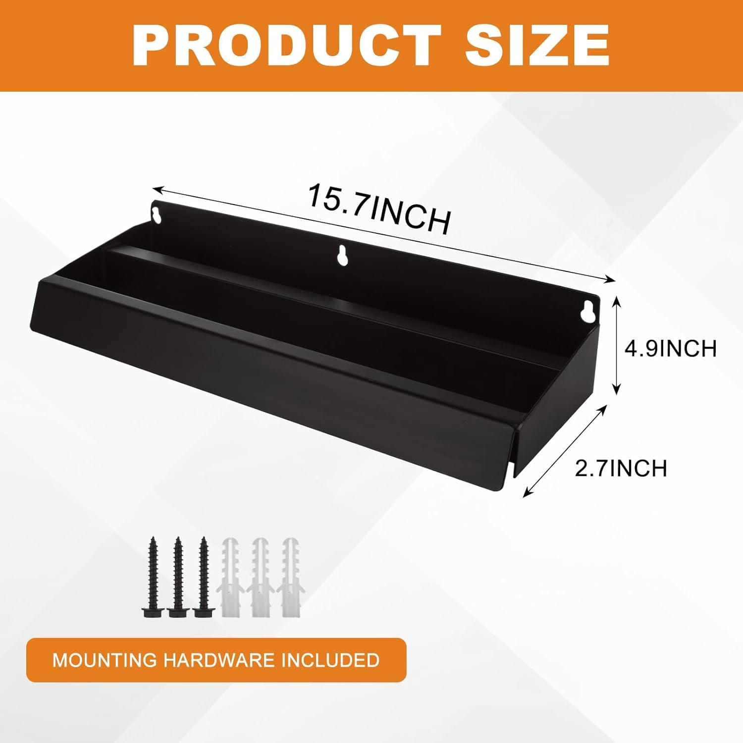 Hammer Holder, Wall Mount Screwdriver Organizer, Storage Rack Organizer for Garage,Pegboard,Workshop,Home,Fit Most of Hammer or Small Tools