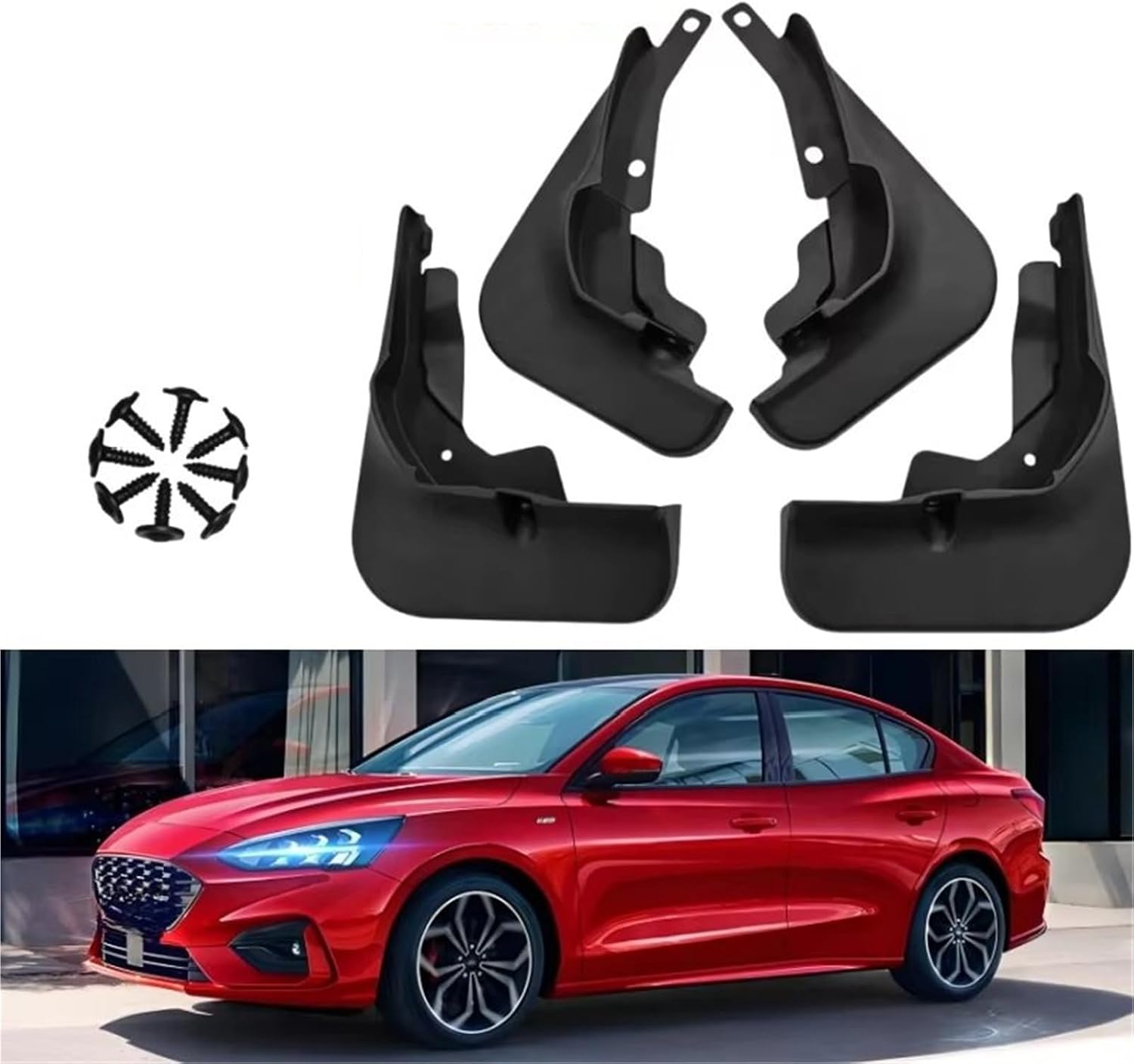 mudflaps Mudguards Splash Guards Fender Mud Flaps Car Accessories for Ford for Focus ST Saloon 2018-2020
