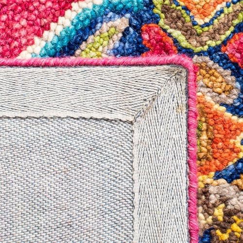 Image of Handmade Primium Collection Pure Woolen Carpet for Living Room,Bedroom and Hall (7 X 10) Feet Color Multi-13