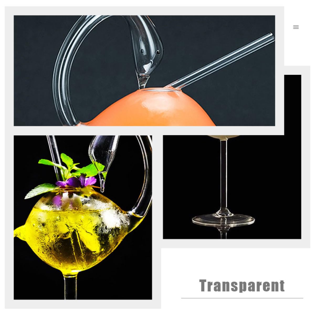 Cabilock 2 piezas Vasos de Cóctel Forma de Cisne Diseño Copa Delicada para Whisky y Fiesta Casa Bar Elegante Resistente Transparente