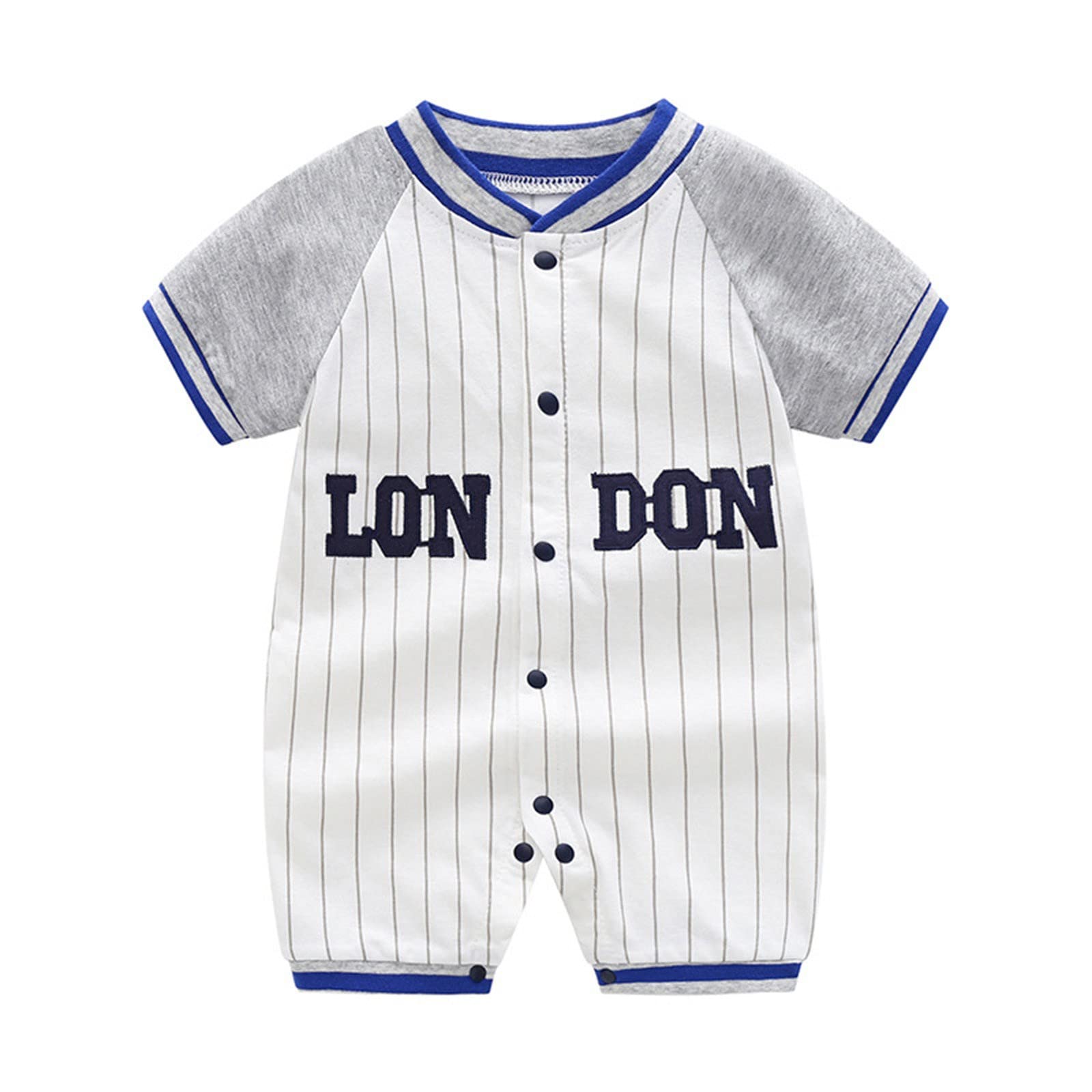 Ropa de algodón para gatear con diseño transpirable de verano 7