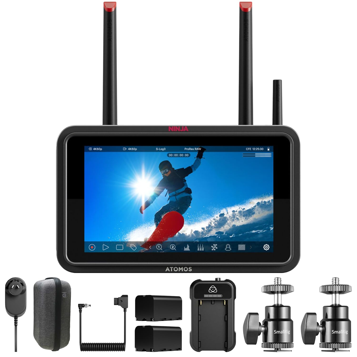 ATOMOS NINJA V＋バッテリー＋ドッキングステーション＋SSD480G Amazon.com : Atomos Ninja TX 5.2