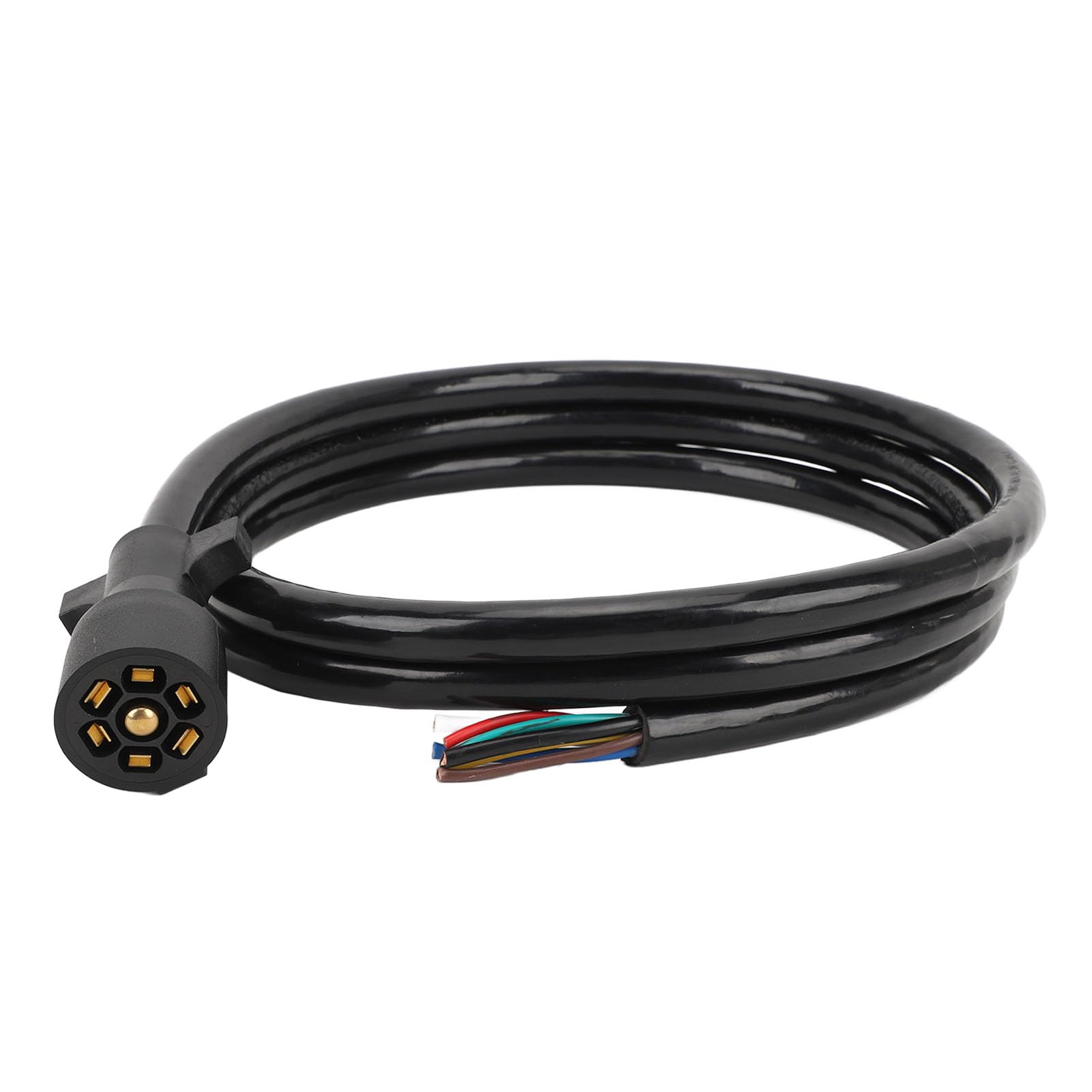 Schimer Cablaggio per Rimorchio a 7 Pin Cavo Robusto e Resistente Agli Agenti Atmosferici per, Camion di Cibo, 8 Piedi