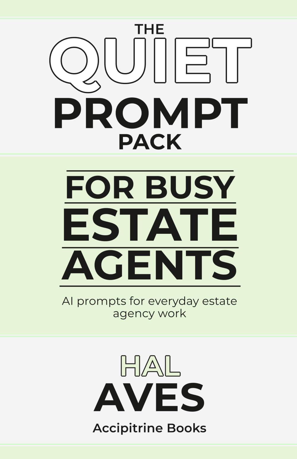 The Quiet Prompt Pack: For Busy Estate Agents - AI prompts for everyday estate agency work (Quiet Guides for Estate Agents)
