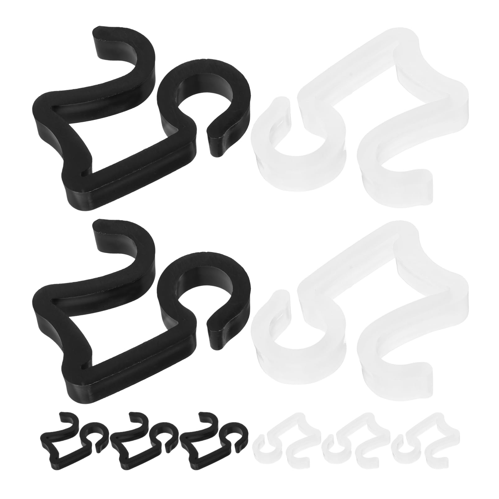 VANZACK Garden Clips 40pcs Outdoor Hooks for String Lights Strong Load-Bearing Pp Material