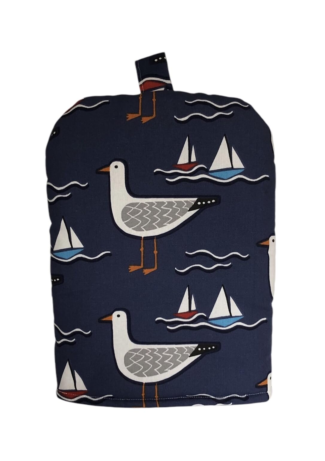 CUSHIONS2U Gull Seagull Boats seaside nautical Cafetière Cosy