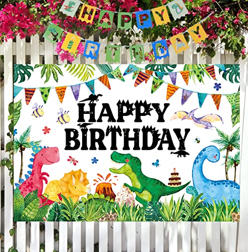 Fondo Decorativo Dinosaurios para Fiesta 7x5ft miniatura 6