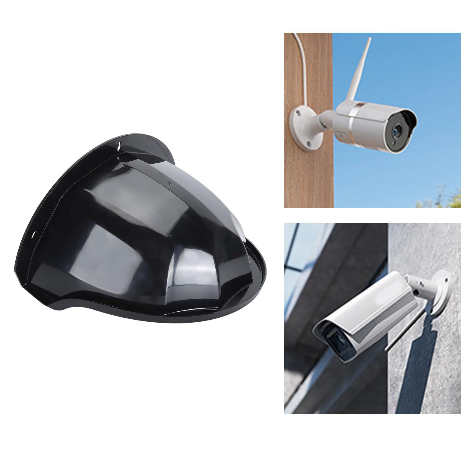 Universal Sun Rain Shade Camera Cover, Outdoor Security Survielance Camera Protector, Weatherproof Rain and Sun, Protective Roof for Dome Outdoor Camera